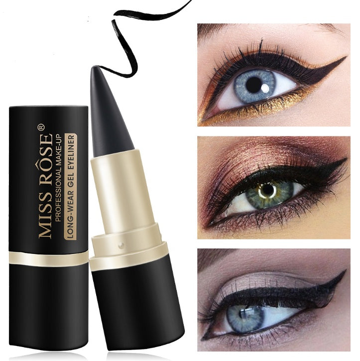 Waterproof Black Eyeliner Liquid Eye Liner Pen Pencil Gel Beauty Makeup Cosmetic Eyelashes Waterproof Eye Liner Makeup Tool