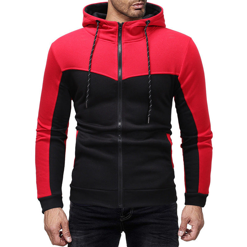 Men's casual hooded start sweatshirt suit