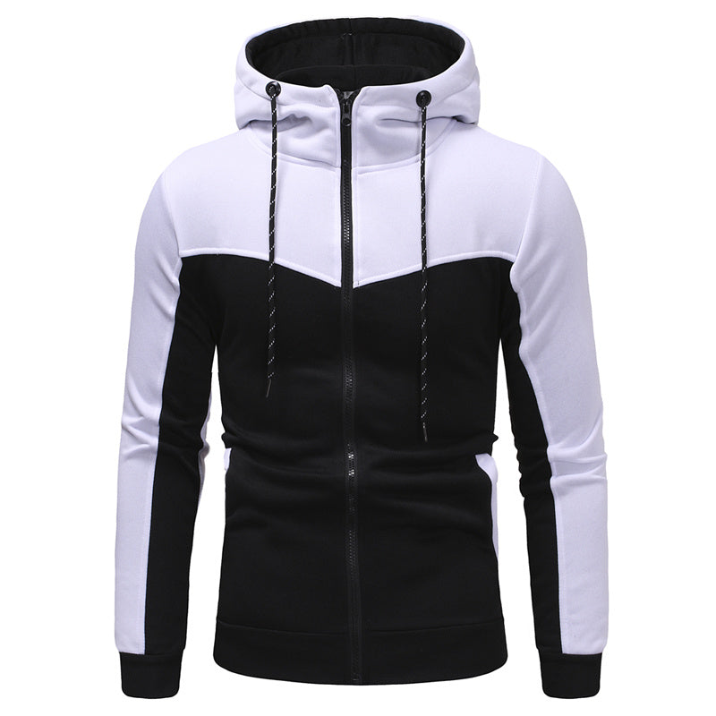 Men's casual hooded start sweatshirt suit