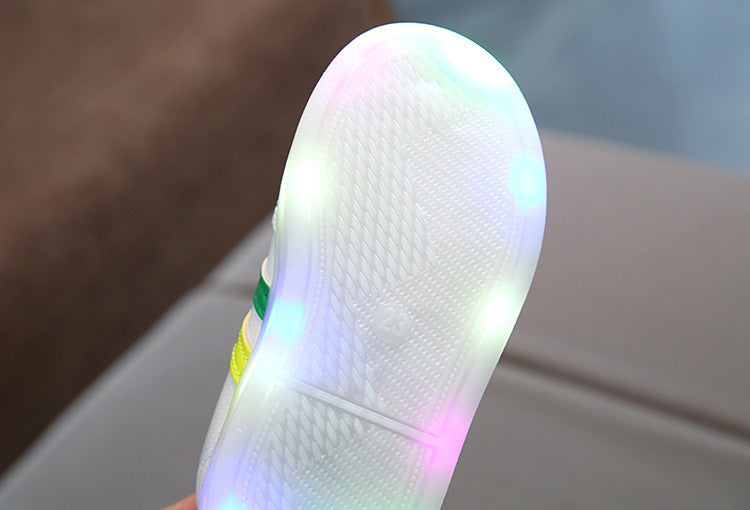 Kimmy White LED Sneakers Shoes