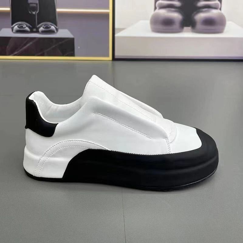 Genuine Leather Slip-on Breathable Running Casual Shoes