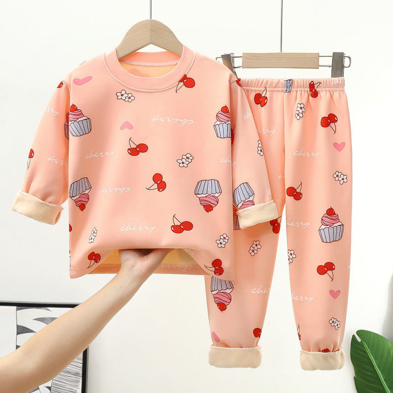 Fashion Personalized Children's Thermal Underwear Suit