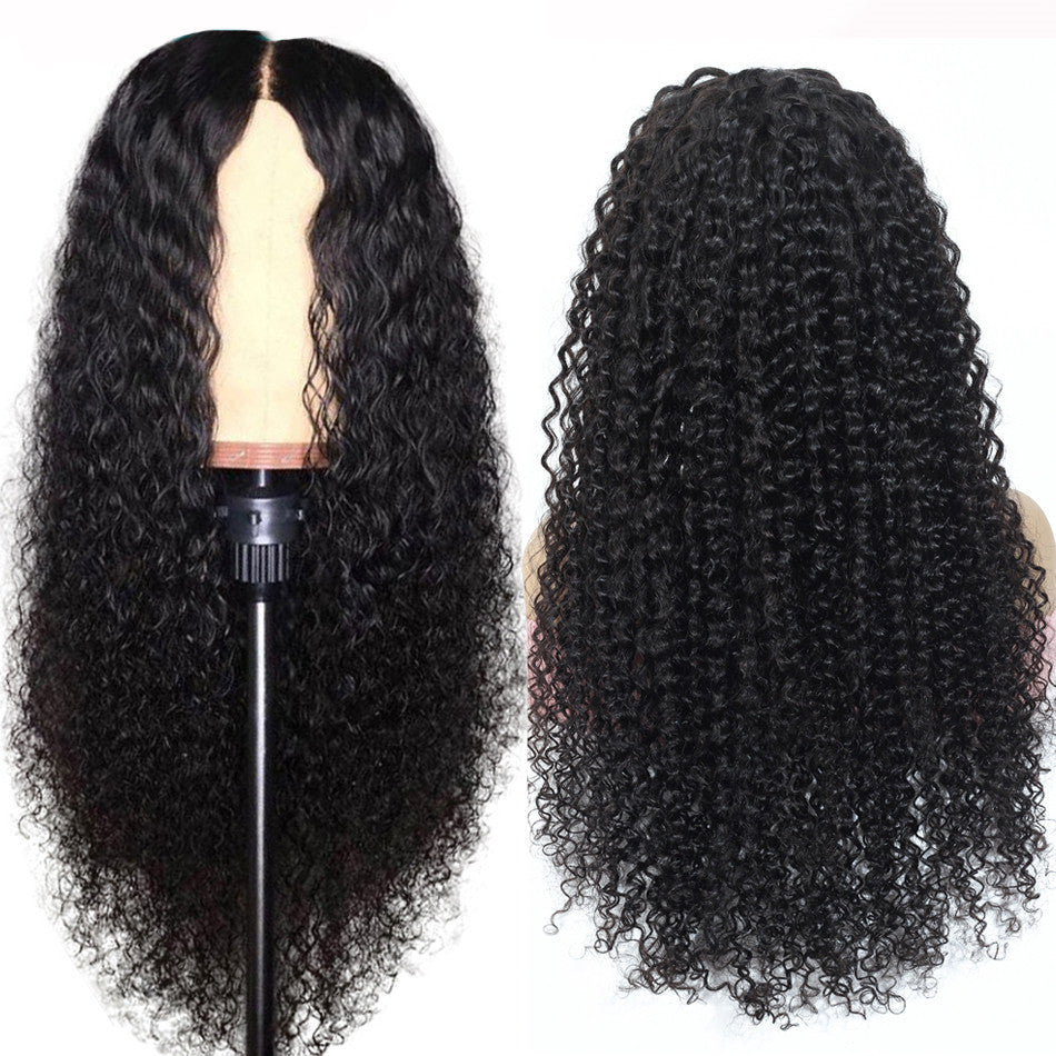 Women's Small Black Center Wig