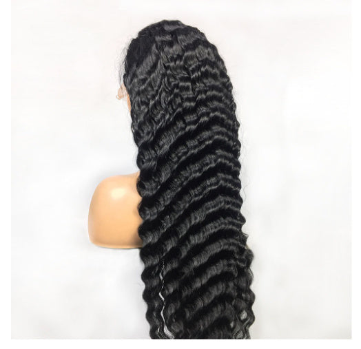 Human Hair 28 30 Deep Wave Lace Frontal Wigs 13 4 Front Wigs