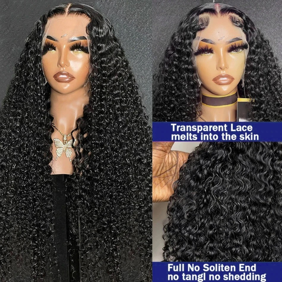 Versatile Human Hair Wig And Headband